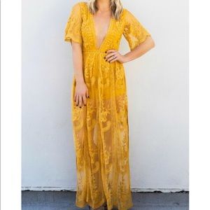 Yellow romper